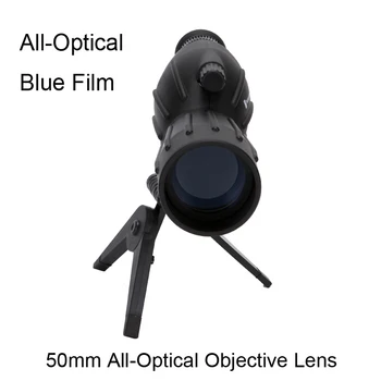 Karšto pardavimo 15-40x50 Priartinimas HD Monokuliariniai paukščių stebėjimo Teleskopas žiūronai Su Nešiojamų Trikojo Spotting scope Mėlyna Danga