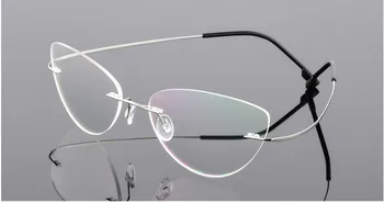 Katės akies moterų Titano Lydinio Taškus trumparegystė akinius Trumparegis Akinių recepto akinius -1.0 -1.5 -2.0 -2.5 -3.0 į -6.0