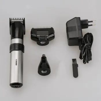 Kemei įkraunama plaukų clipper 3in1 stūmokliniai skustuvas aštrių mažesne mašina nosies plaukų žoliapjovės KM-1210 multi-funkcija skustuvas