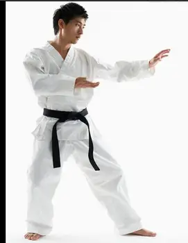 Kimono Karate, drabužiai ilgomis rankovėmis karatė Japonijos Vaikams, 120-185cm Balta