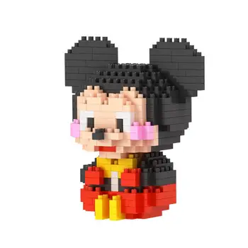 Klasikinių Animacinių Filmų Daisy Diamond Blokai Mickey Modelis Goofyed Donaldas Minnie Mini Micro Plytos, Žaislų, Dovanų