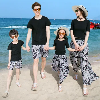 Korėjiečių pora drabužių tshirts kolegijos mados stilius pora mėgėjams moterų vasaros paplūdimio suknelė kelnės derinti drabužius aprangą dėvėti 32