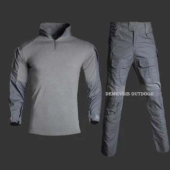Kovoti su Drabužių Tactical Marškiniai ar Ziajać Airsoft Dažasvydis Armijos Cs Wargame Medžioklės Vienodas Kariuomenės Kovinio Šaudymo Drabužiai Vyrams