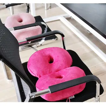 Kėdės Pagalvėlė Daugiafunkcinis Sėdynės Dual Comfort Pagalvėlė Pliušinis Atminties Putos Ortopedijos Liftas Klubo Iki Sėdynės Cojines Decorativos