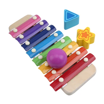 Kūdikių Muzikos Instrumentų Žaislas Medinis Kselofonu Vaikams, Vaikų Muzikos Juokingi Žaislai, Kūdikių Švietimo Žaislai, Dovanos Kūdikiams Kselofonu