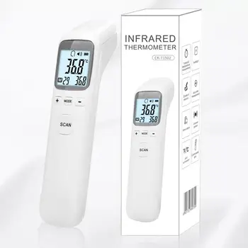 Kūdikių Nešiojamą Kaktos Termometras Infraraudonųjų spindulių Skaitmeninis LED Kūno Temperatūros Matuoklis Ne-kontaktinis Termometras Ginklą Vaikų, Suaugusiųjų Karščiavimas