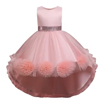 Kūdikių Nėrinių Princess Tutu Suknelė Mergina Elegantiška Siuvinėjimas, Gėlių Gimtadienio Mergina Dress Kūdikių, Mergaičių Drabužiai 3-10 Metų