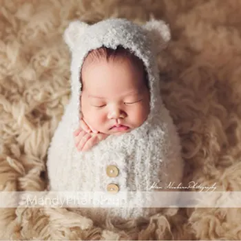 Kūdikių naujagimių fotografijos rekvizitai,rankų darbo megztiniai Vilnos apskritimą siūlai miegmaišį naujagimių fotografijos rekvizitai