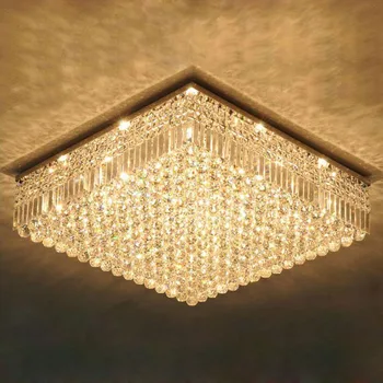 LED apšvietimas, įtaisytą įrenginio, K9 krištolo sietynas, paprastas modernios lempos, gyvenamasis kambarys nuotolinio valdymo lempos, lempos prabanga