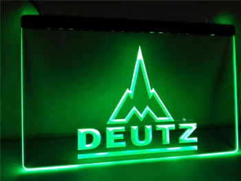 LG180 - Deutz LED Neon Light Ženklas kabo ženklas, namų dekoro amatai