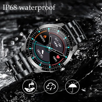 LIGE Smart Watch Vyrų IP68 Vandeniui Sporto Žiūrėti Skambučių Priminimas Kraujo Spaudimas, Širdies ritmo Monitoringo Smartwatch 