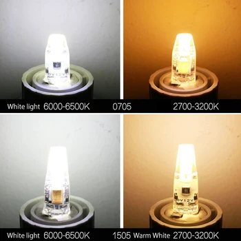 [LTOON] 2019 Nauja LED Lempa, G4, G9 E14 AC / DC 12V 3W 220V 6W 9W COB LED G4, G9 Lempučių šviesos srautą galima reguliuoti Kristalų Liustra Žibintai