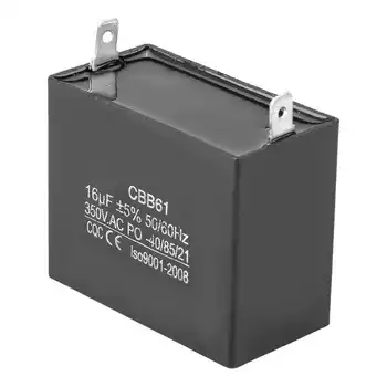 Laboratorinis Maitinimo šaltinis CBB61 Variklis Veikia Pradžios Kondensatorius Generatorius CQC 350V AC 16uF 50/60 hz Reguliuojamas Perjungimo Galia