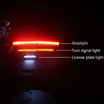 Licenciją Plokštelės Laikiklis Galinis LED Posūkio Signalas, Stop Stabdžiai Uodegos Šviesos Laikiklis Sparno Eliminator BMW R DEVYNIŲ T-2019 2017 2018