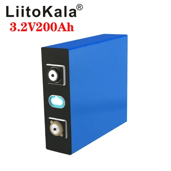 LiitoKala 3.2 v 200Ah LifePo4 baterija ličio R600A 3C didelio nutekėjimo, 