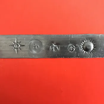 Logotipą Plieno Abėcėlės Raidė Metalinis Antspaudas Papuošalai Žymėti, Presavimo Formos