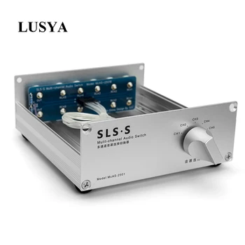 Lusya 5 Įvesties Ir 1 Išvesties Lossless stereo garso šaltinio signalo pasirinkimas perjungimo splitter su RCA T0195
