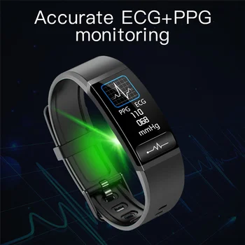 M8 EKG Smart Watch Vyrų, Moterų Kraujo Spaudimas Fitneso Smart Apyrankę Širdies ritmo Monitorius Vandeniui Aktyvumo Seklys Smartband
