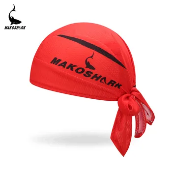 MAKOSHARK 6 Spalvų Lauko Sporto Quick Dry Dviračių Bžūp Skarelė Lankelis Dviračių Bžūp Vyrų Jojimo Bandana Pirate Hat