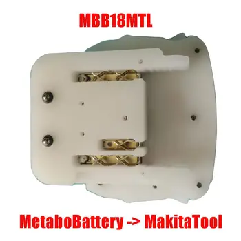 MBB18MTL Elektros Įrankis Adapteris Keitiklis naudoti Metabo 18V Li-ion Baterija apie Makita Ličio Mašina, Pakeisti BL1830 BL1815