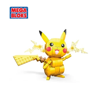 MEGA BLOKAIS Pokemon Serijos Blokai Pikachu Žaislą 4 Tipų Simbolių Kostiumas Kišenėje Monstras Vaikams, Žaislai, Kalėdų Dovana GKY95