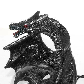 [MGT]Viduramžių Dragon Globėjas Elektros Plazmos Kamuolys Gotikos Ornamentu Helovinas Apšvietimo Apdaila Mistinis Drakonas Statula Statulėlės