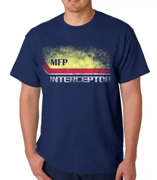 Mad Max Interceptor MFP Custom T-shirt Vasaros Atsitiktinis Žmogus Marškinėliai Geros Kokybės Viršų Tee Apvalios Kaklo Paauglių Pop Top Tee