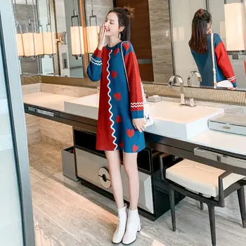 Mados moterų megztinis, sijonas 2020 m. rudens ir žiemos naujas aukštos klasės big-pavadinimas bazės megztinis megztas sijonas