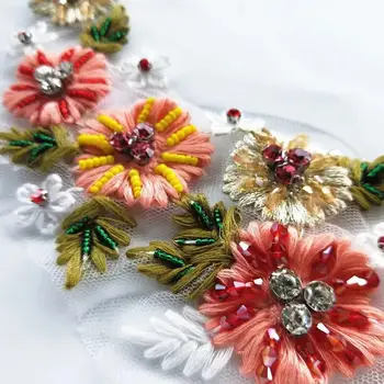 Mados siuvinėjimo puošnios nėrinių Dizaineris užsakymą skrybėlę ornamentu asmeninį gėlių medžiaga 
