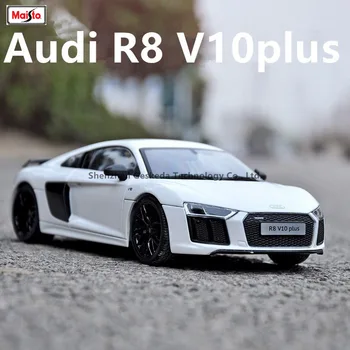 Maisto 1:18 Audi R8GT automobilių lieti automobilio modelis, modeliavimas, automobilių apdailos surinkimo dovana žaislas liejimo modelis berniukas žaislas