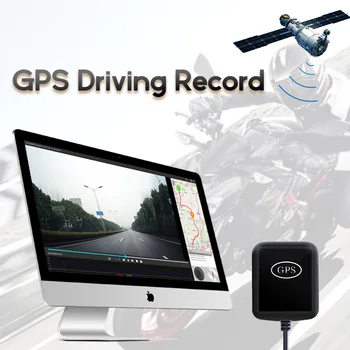 Maiyue star 3,0 colių motociklo kamera, WiFi, GPS navigaciją HDR vairavimo diktofonas DVR dual 1080P loop įrašymo stovėjimo stebėjimą