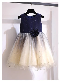 Mergaičių suknelė vasarai nauja vaikų drabužių mergaitę kūdikių ju siūlų sijonas vaikai princesė dress vaikai suknelė