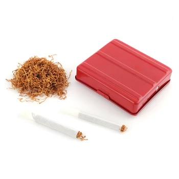 Metalo Automatinis Cigarečių Tabako Rūkymas Valcavimo Mašina RAUDONA 70mm Ritinio Langelis Cigarečių Dėžės Priedai Ciggarettes Atveju