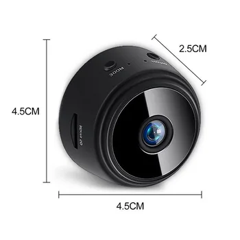 Mini Kamera 1080P HD Vaizdo Stebėjimo Kameros, Mini vaizdo Kameros IR Naktinis Matymas, Judesio Detekcijos IP Kameros Lauko Kameros wifi