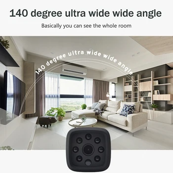 Mini Kamera, WIFI 1080P Full HD IP vaizdo Kamera Belaidžio mažiausia vaizdo Kamera su judesio davikliu Kamera Judesio Aptikimo DV Saugumo kameros