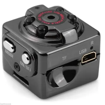Mini Kamera WIFI Kamera SQ8 VISĄ Naktį Viziją, Vandeniui Apvalkalas CMOS Jutiklis, Diktofonas, vaizdo Kamera DV mažas fotoaparatas