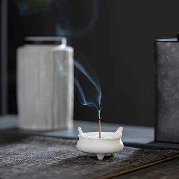 Mini Keramikos Aromaterapija Viryklė Mažų Ornamentais Namų arbatinėje 