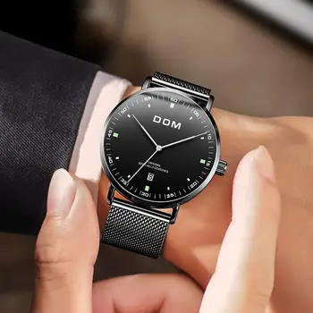 Minimalistinio sporto laikrodis vyrams erkek kol saati laikrodis relogio vyrų watch M-1290