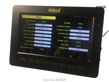 Misol /Belaidė oro stotis prisijungti prie Wi-fi, įkelti duomenis į internetą (wunderground)