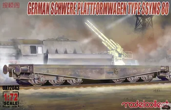 Modelcollect UA72043 1/72 Vokietija Schwerer plattformwagen tipas ssyms 80