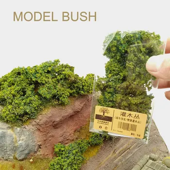 Modeliavimo Nedidelis Medis Vežime Kamufliažas Net Traukinio Smėlio Platforma Miniatiūriniai Scenarijus Modelis Augalija Medžiagos, Plastiko