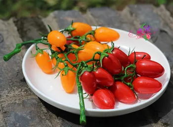 Modeliu naujas pomidorai plastikiniai vaisiai, daržovės, pomidorai fotografijos PVC langą