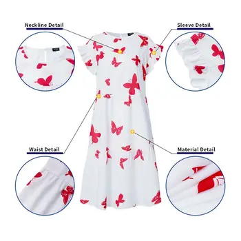 Moterų'Summer Bohemijos Sundress Printed Dress 2021 VONDA Derliaus Trumpas Rankovės Susiėmę Šalis Mini Suknelė Atsitiktinis Vestidos