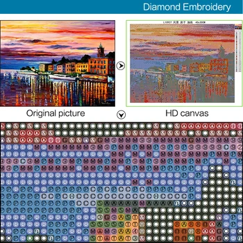 Muxun 5D Diamond Mozaikos Gyvūnų kvadratiniu / Turas 
