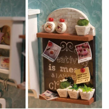 Mylb Amatų Miniatiūriniai Lėlių Laimingas Virtuvė Modelis 