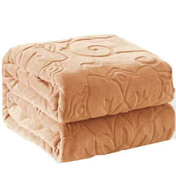 NAUJAS žiemos patalynė antklodės mikropluošto įspausti namų antklodė kelionės iškylą anti-pilling tekstilės mielas pliušinis purus vilnos antklodė