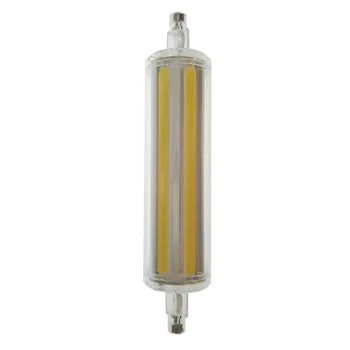 NAUJOS cob r7s led 118mm 10W pritemdomi regulable r7s j118 led lemputė regulable šiltai balta šalta balta Vietoj 10W halogeninė lempa