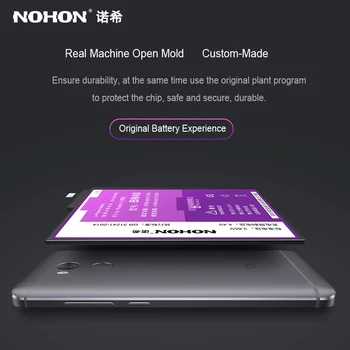 NOHON Baterija Xiaomi Redmi 4 6 Pro 3 3 4 4A 5A 5 Plius 2 BM47 BM4A BN30 BN34 BN35 BN40 BN42 BN44 BN47 BM41 Originalus Bateria