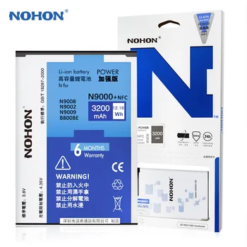 NOHON Bateriją, Skirtą Samsung Galaxy Note 3 4 Note3 Note4 N9000 N9005 N9006 N9100 N910X NFC Originalaus Nekilnojamojo Bateria