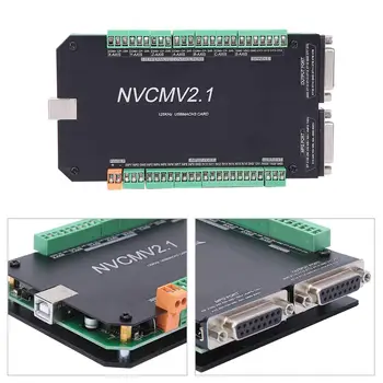 NVCM 5 Ašių CNC Kontrolierius MACH3 USB Sąsaja Valdybos Kortelę Stepper Motorinių Aukštos Kokybės